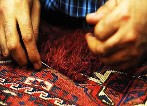 riparazione tappeti persiani antichi moderni milano